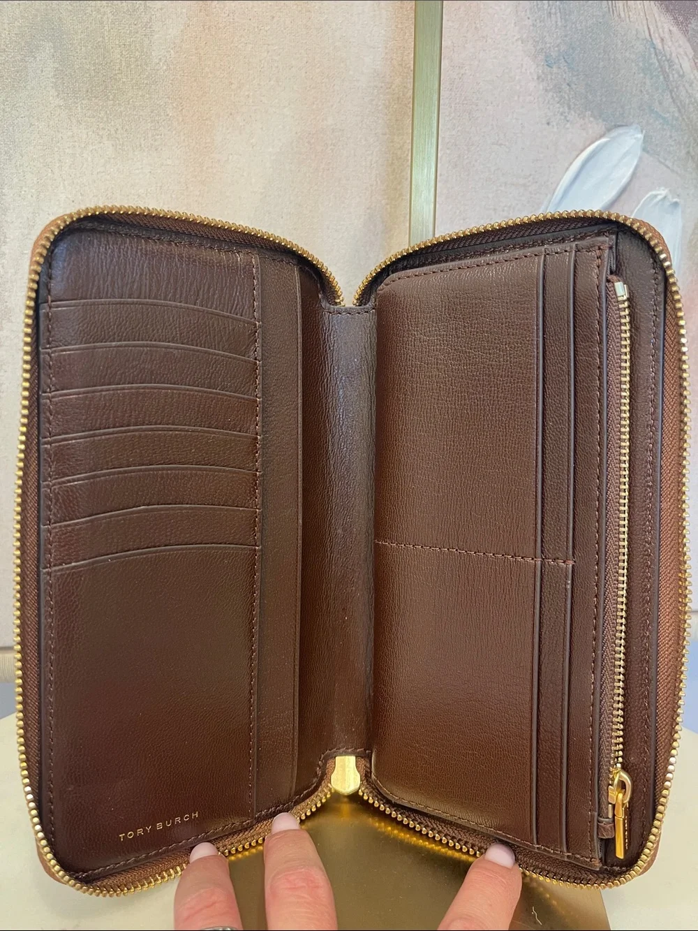 Tory Burch T Monogram Continental Wallet